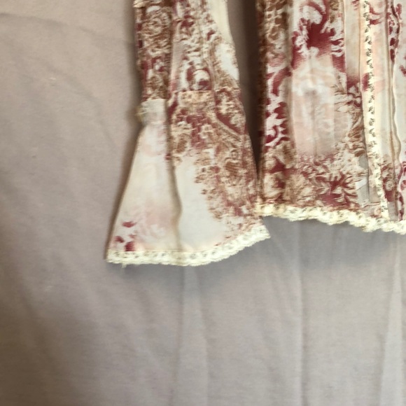 Notations Long Sleeve Blouse, sz M - Picture 3 of 4